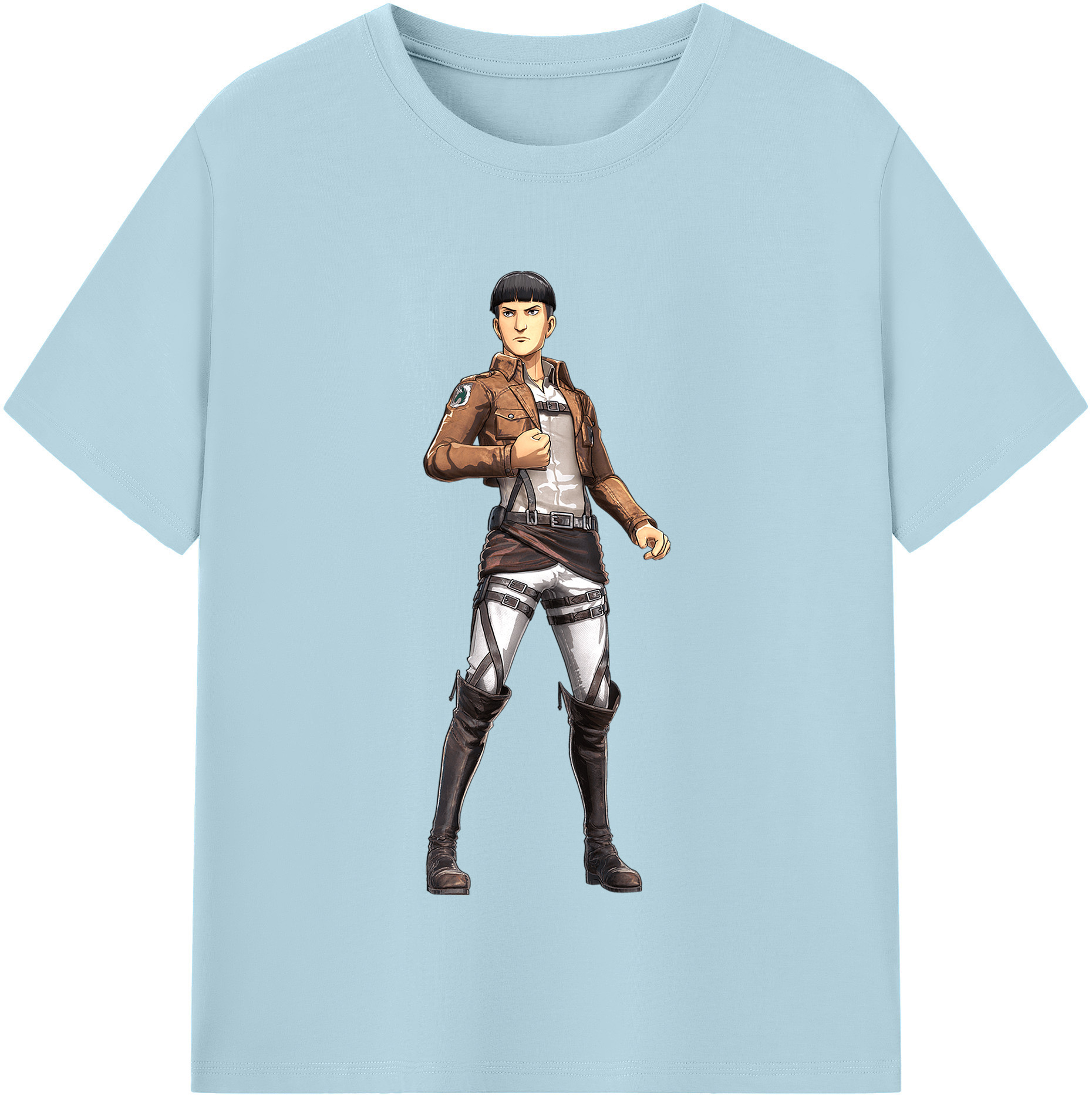（画像用） 進撃の巨人 Attack on Titan 綿100％半袖Tシャツ（フロントプリント）